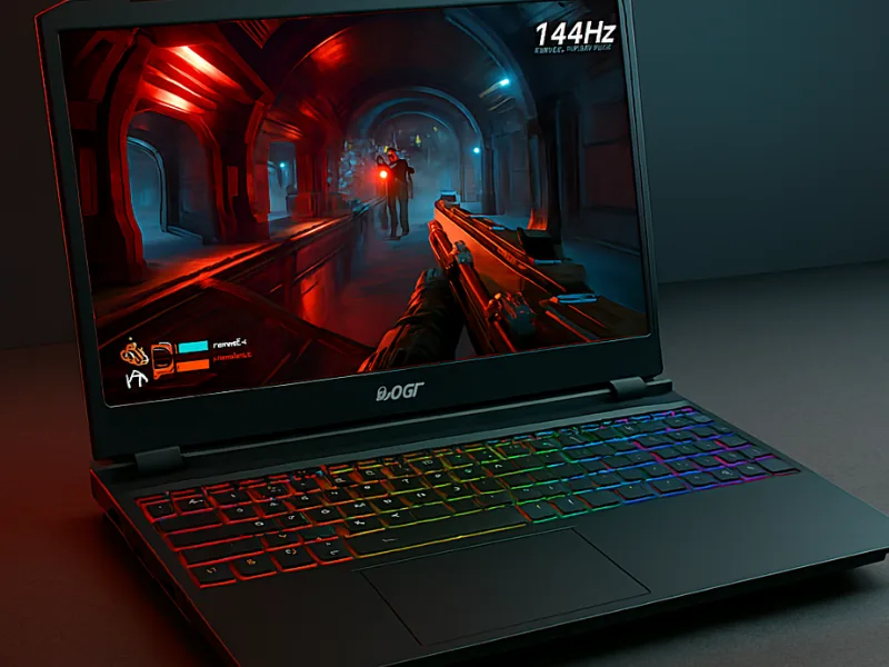 Acer Nitro 5 best affordable gaming laptop 2025 with RTX 3050 and 144Hz display.