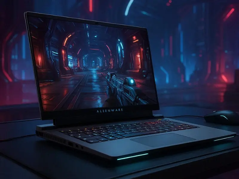 Alienware m15 R6 shown as one of the best gaming laptops for under $13000