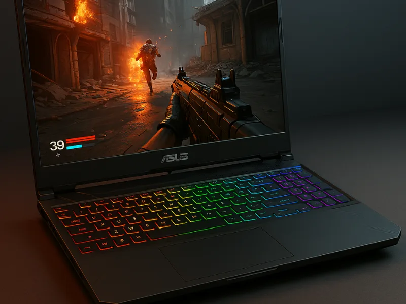ASUS TUF Gaming F15 durable and best affordable gaming laptop 2025 with RTX 3050 Ti.