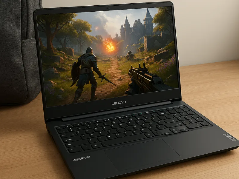 Lenovo IdeaPad Gaming 3 lightweight best affordable gaming laptop 2025 with RTX 3050.