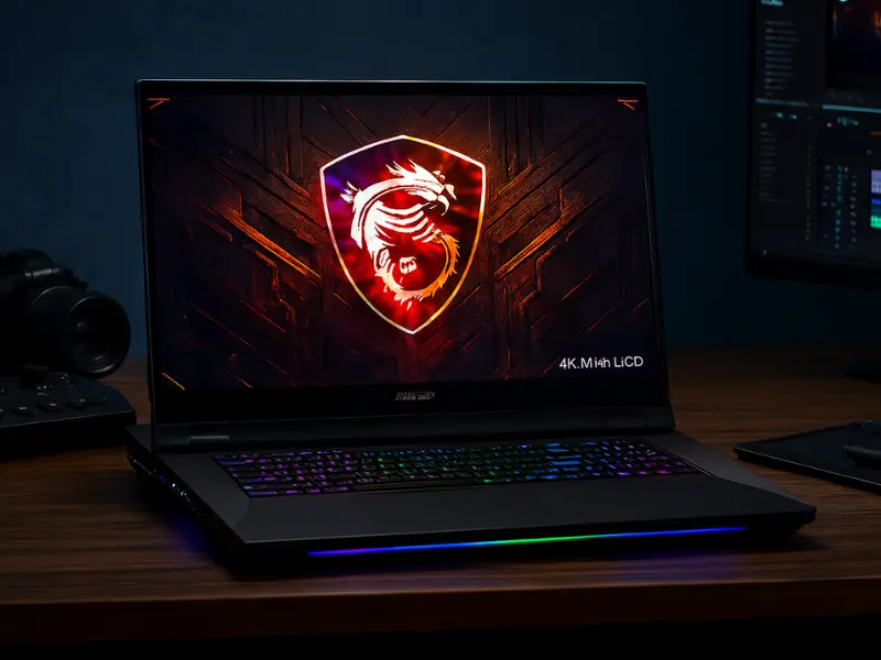 MSI Titan GT77 HX best gaming laptops under $9500