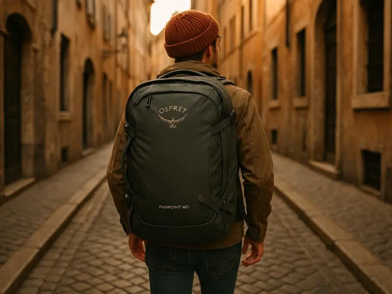 Osprey Farpoint 40 best carry-on backpack for international travel