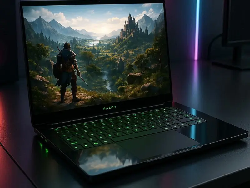 Razer Blade 15 sleek design in the best gaming laptops for under $2000